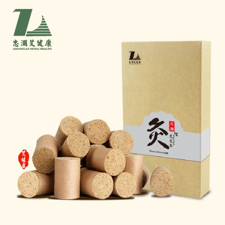 traditional Chinese moxibustion of pure moxa stick roll